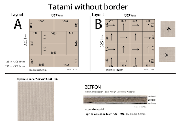 Precision Tatami Sizing and Placement