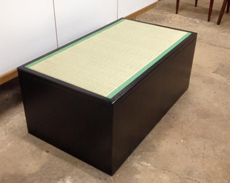 Tatami DIY intégré dans un meuble