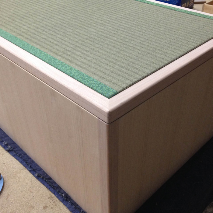 Tatami DIY intégré dans un meuble